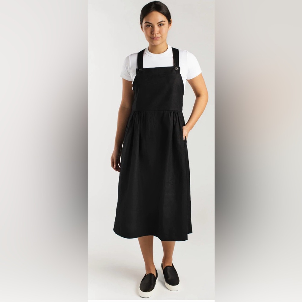 Pinafore Dress - Pillar by Allison Wonderland - Black Size 8